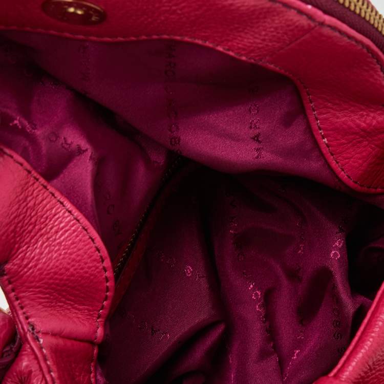 Pre Owned Marc by Marc Jacobs Pink Leather Natasha Shoulder Bag