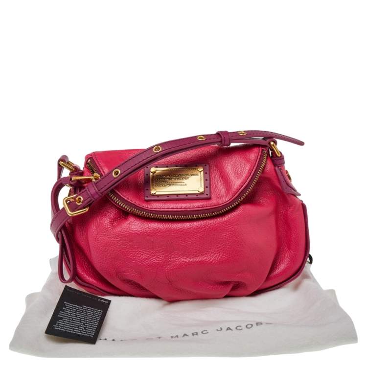 Pre Owned Marc by Marc Jacobs Pink Leather Natasha Shoulder Bag