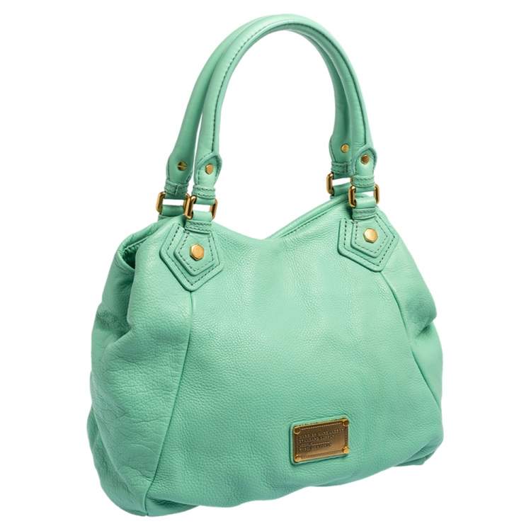 مملوكة مسبقًا Marc by Marc Jacobs Aquamarine Green Leather Classic Q Francesca Shoulder Bag