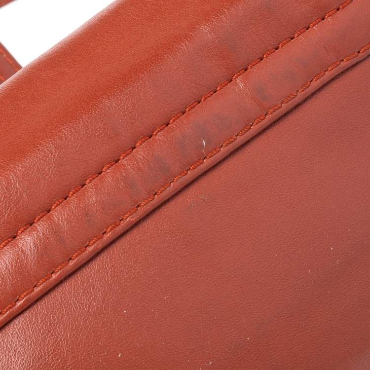 Pre Owned Marc by Marc Jacobs Brown Leather Flap Crossbody Bag