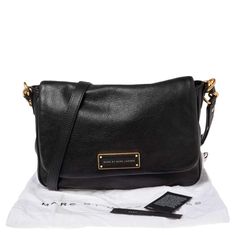 Pre Owned Marc by Marc Jacobs Black Leather Too Hot To Handle Crossbody Bag