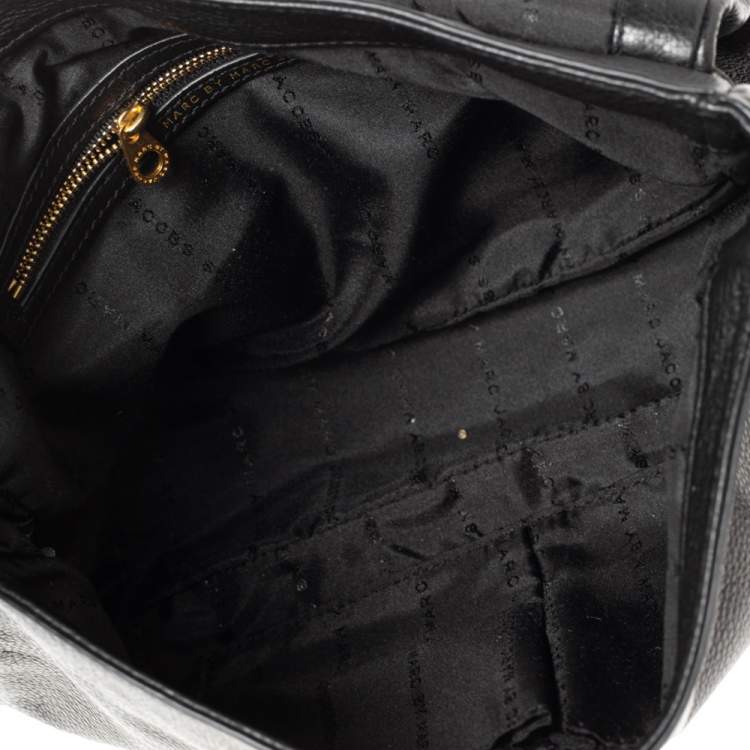 Pre Owned Marc by Marc Jacobs Black Leather Too Hot To Handle Crossbody Bag