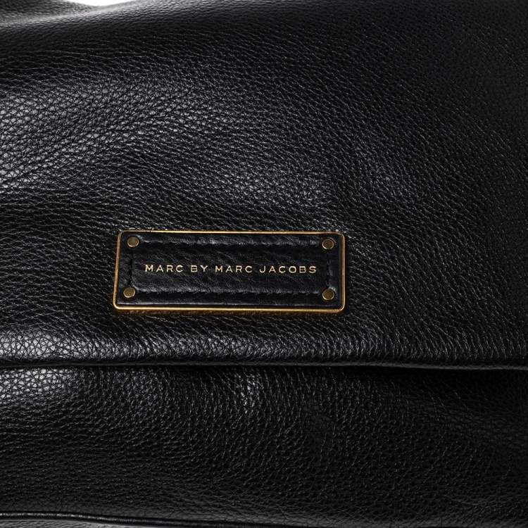 Pre Owned Marc by Marc Jacobs Black Leather Too Hot To Handle Crossbody Bag