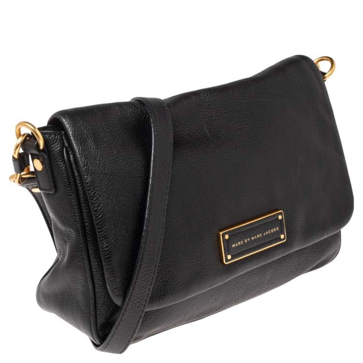 Pre Owned Marc by Marc Jacobs Black Leather Too Hot To Handle Crossbody Bag