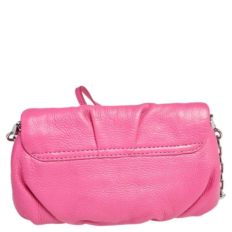 مملوكة مسبقًا Marc by Marc Jacobs Pink Leather Classic Q Natasha Crossbody Bag