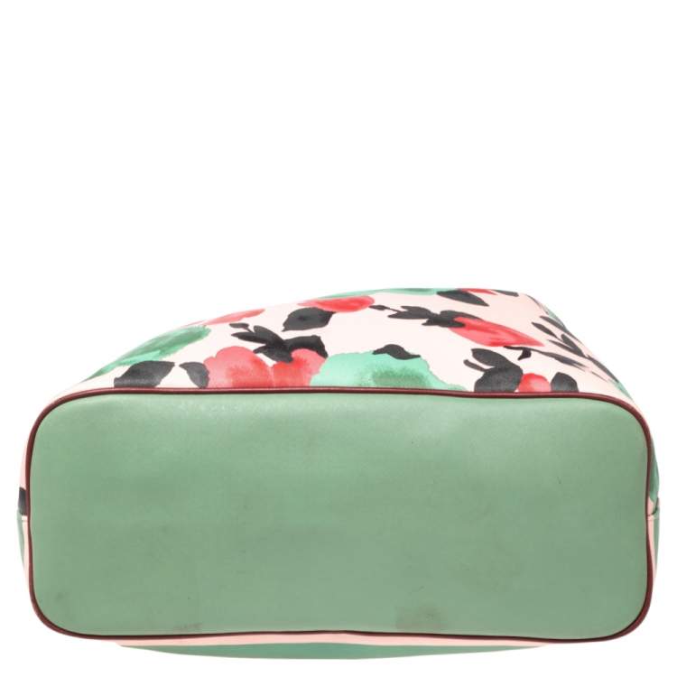 Pre Owned Marc by Marc Jacobs Multicolor Coated Canvas and Leather Metropolitote Jerrie Rose Tote