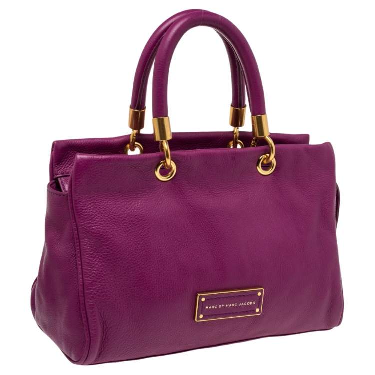 Pre Owned Marc by Marc Jacobs Pink Leather Too Hot To Handle Satchel