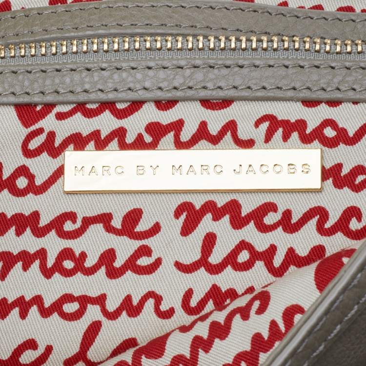 Pre Owned Marc by Marc Jacobs Grey Leather Clutch