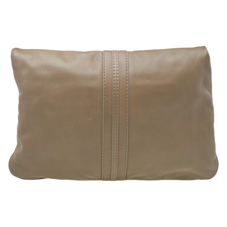 Pre Owned Marc by Marc Jacobs Grey Leather Clutch