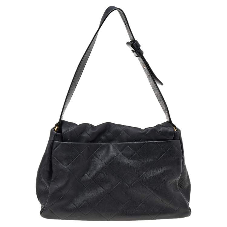 Pre Owned Marc by Marc Jacobs Black Leather Shoulder Bag