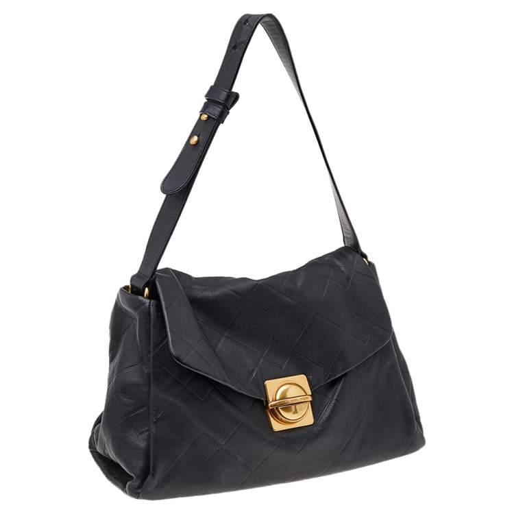 Pre Owned Marc by Marc Jacobs Black Leather Shoulder Bag