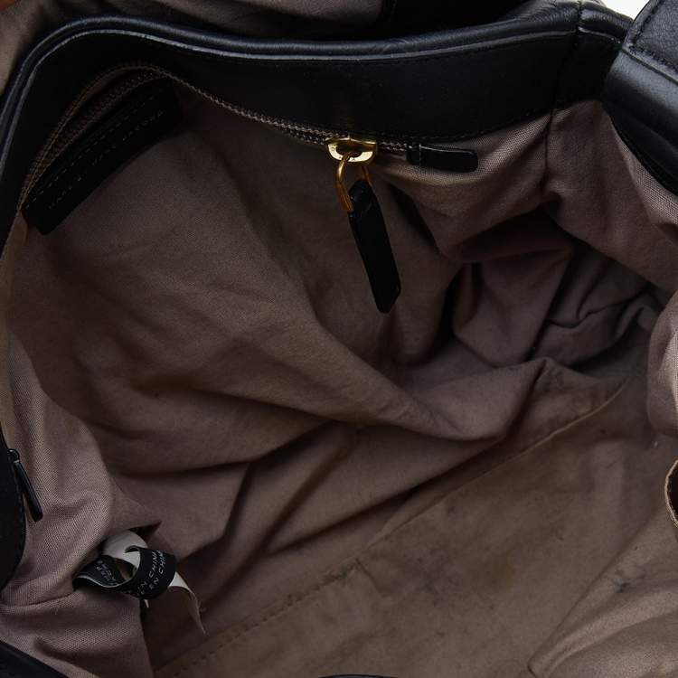 Pre Owned Marc by Marc Jacobs Black Leather Shoulder Bag