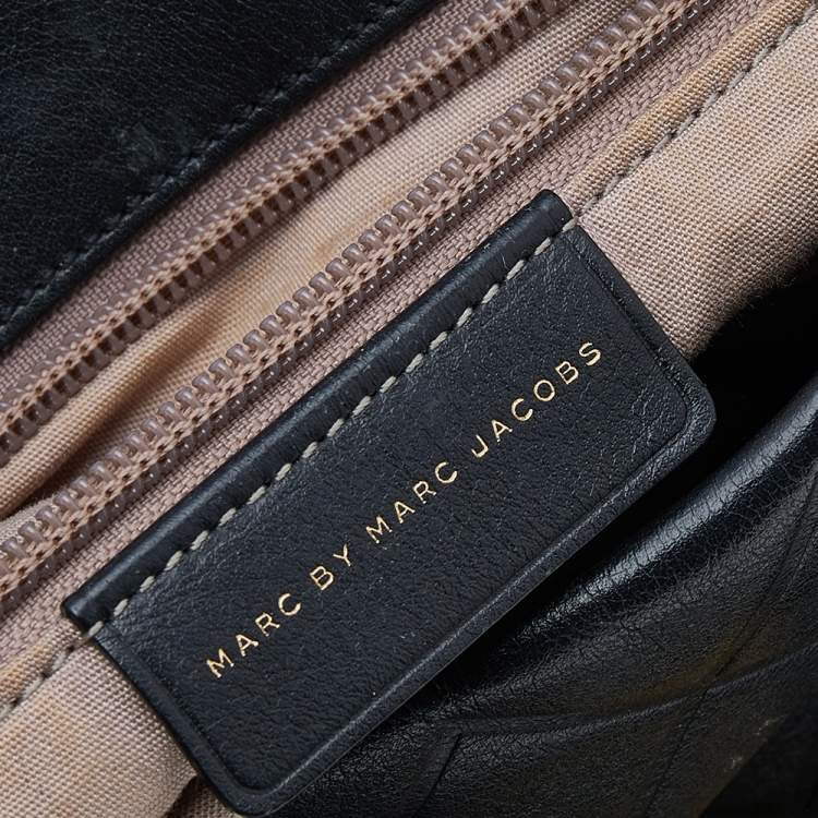 Pre Owned Marc by Marc Jacobs Black Leather Shoulder Bag