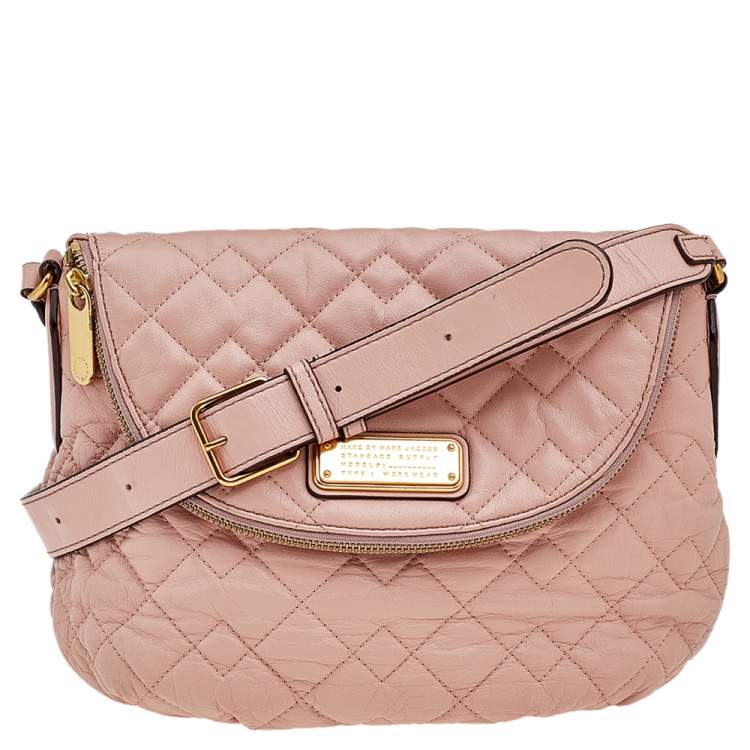 marc jacobs pink quilted bag