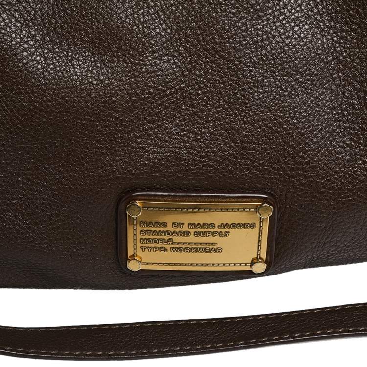 Pre Owned Marc by Marc Jacobs Brown Leather Classic Q Francesca Tote