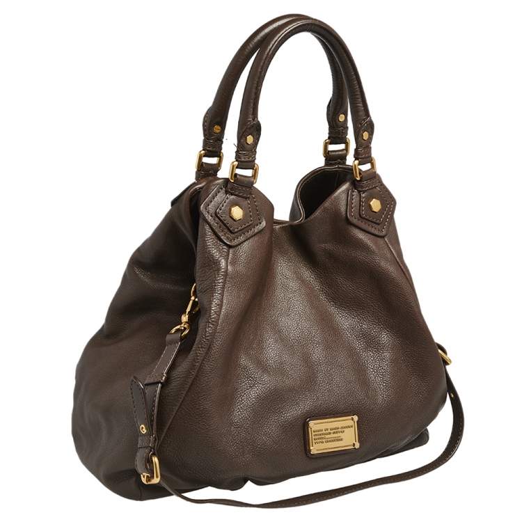 Pre Owned Marc by Marc Jacobs Brown Leather Classic Q Francesca Tote