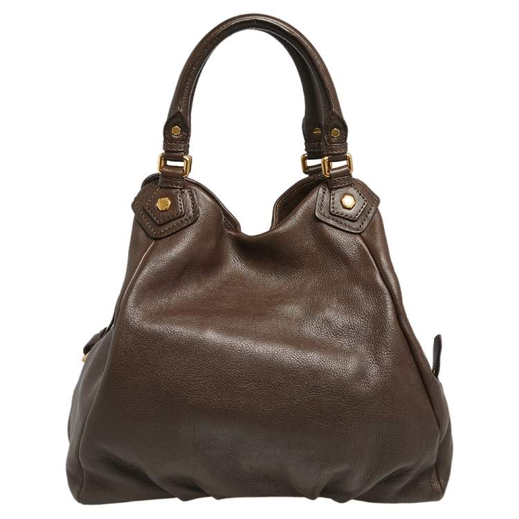 Pre Owned Marc by Marc Jacobs Brown Leather Classic Q Francesca Tote