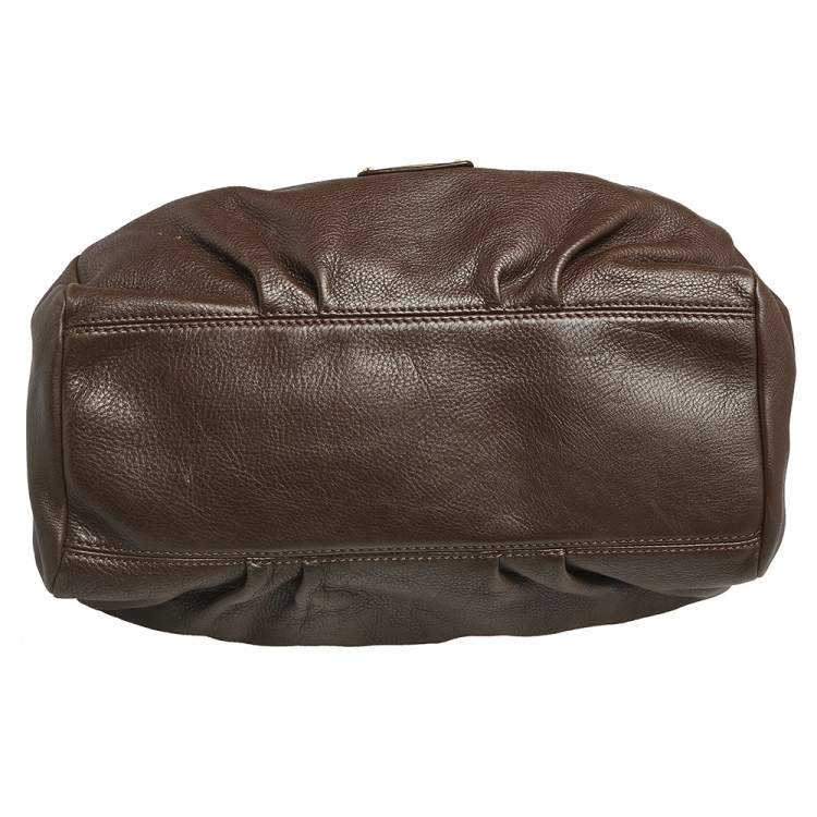 Pre Owned Marc by Marc Jacobs Brown Leather Classic Q Francesca Tote