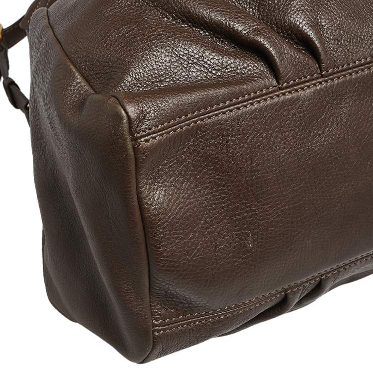 Pre Owned Marc by Marc Jacobs Brown Leather Classic Q Francesca Tote