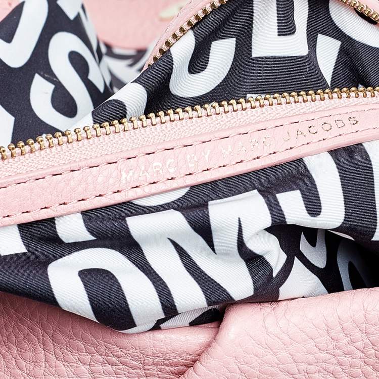 Pre Owned Marc by Marc Jacobs Pink Leather Classic Q Natasha Crossbody Bag