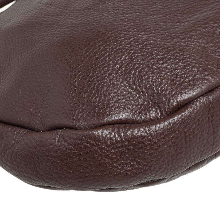 Pre Owned Marc by Marc Jacobs Brown Leather Classic Q Hillier Hobo