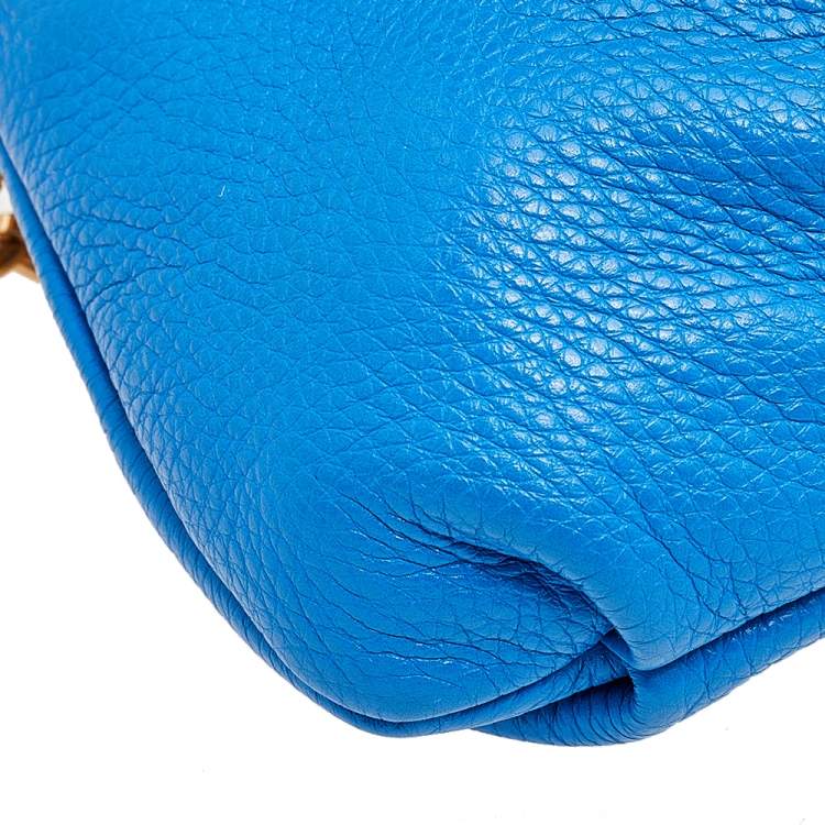 Pre Owned Marc by Marc Jacobs Blue Leather Classic Q Karlie Crossbody Bag