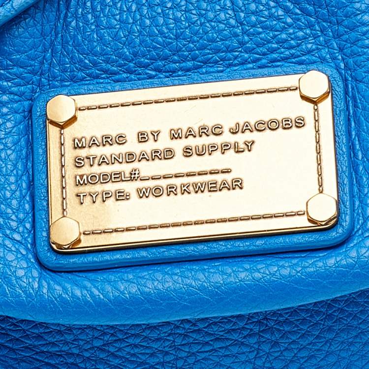Pre Owned Marc by Marc Jacobs Blue Leather Classic Q Karlie Crossbody Bag