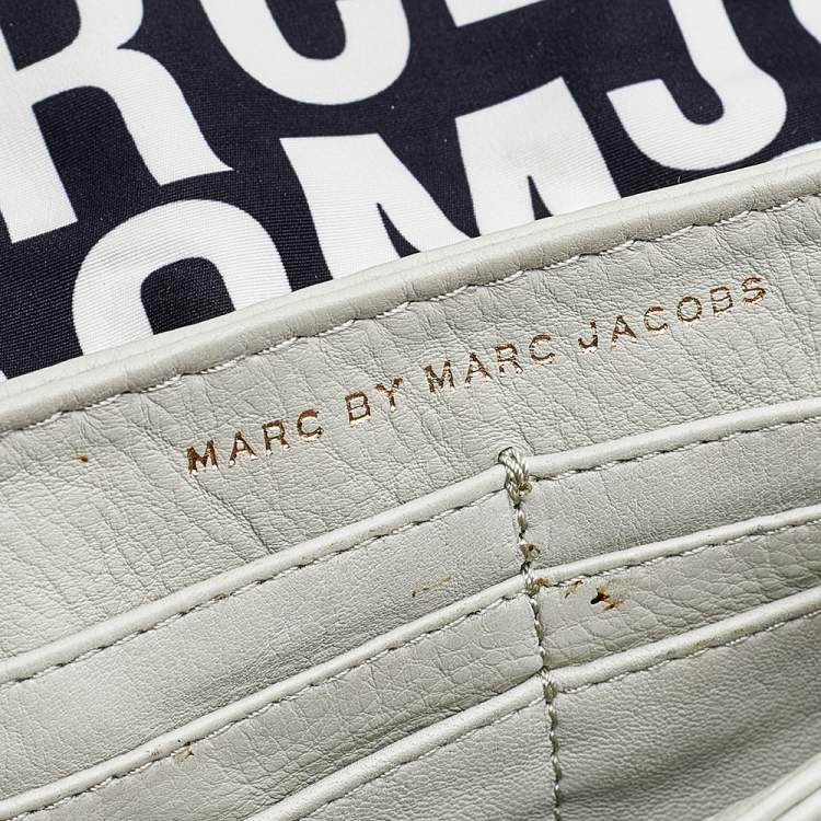 Pre Owned Marc By Marc Jacobs Cream Leather Classic Q Karlie Crossbody Bag