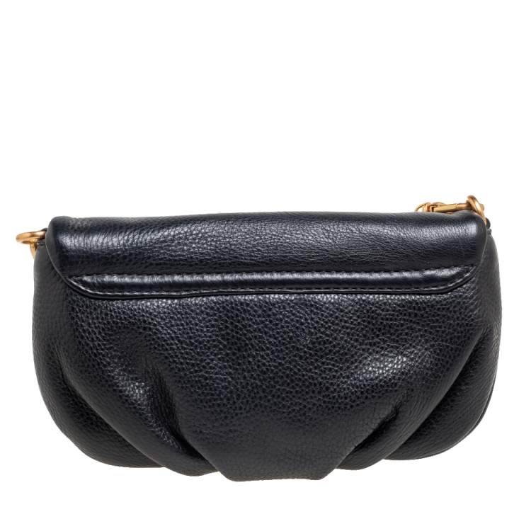 Pre Owned Marc by Marc Jacobs Black Leather Classic Q Karlie Crossbody Bag