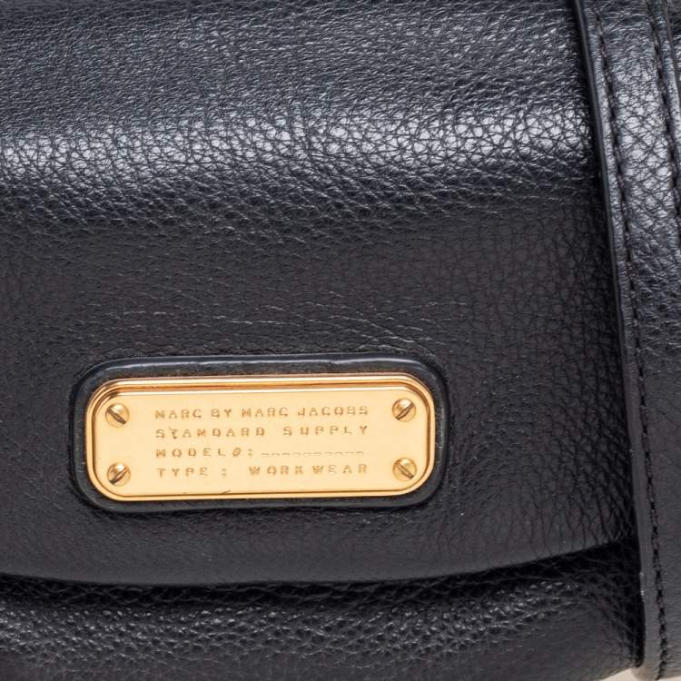 Pre Owned Marc by Marc Jacobs Black Leather Classic Q Karlie Crossbody Bag