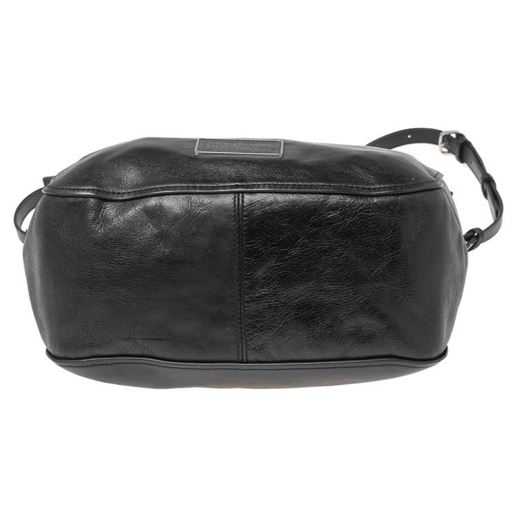 Pre Owned Marc by Marc Jacobs Black Leather Hobo