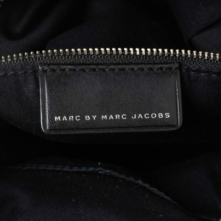 Pre Owned Marc by Marc Jacobs Black Leather Hobo