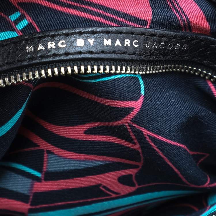 Pre Owned Marc By Marc Jacobs Dark Grey Leather Flap Pouch