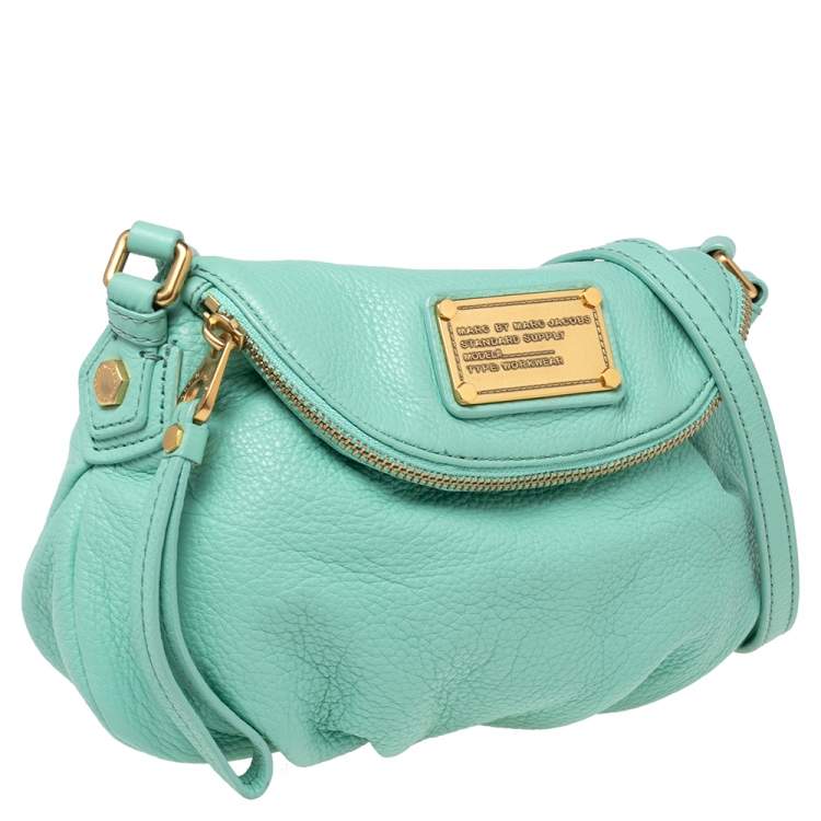 مملوكة مسبقًا Marc by Marc Jacobs Mint Green Leather Classic Q Karlie Shoulder Bag