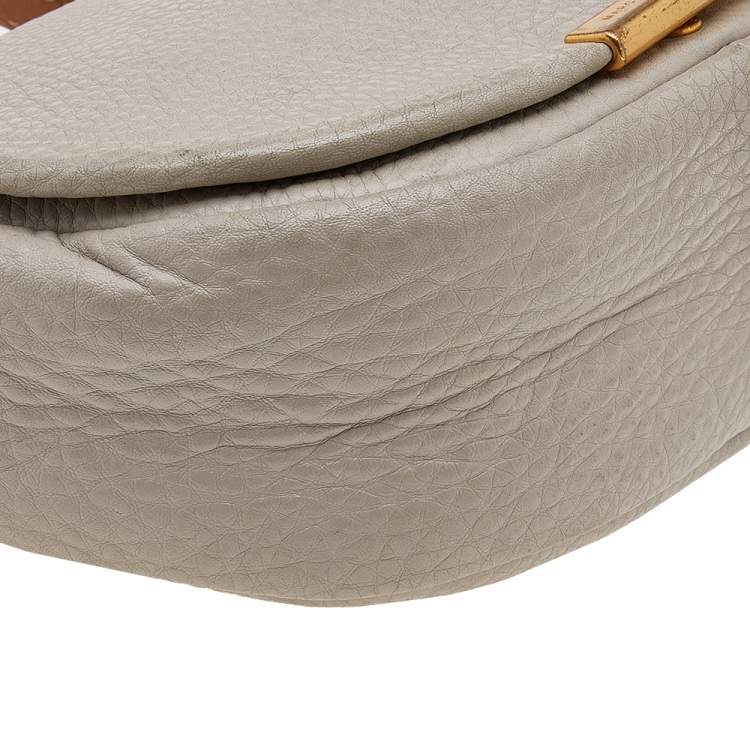 Pre Owned Marc by Marc Jacobs Beige Leather Shoulder Bag