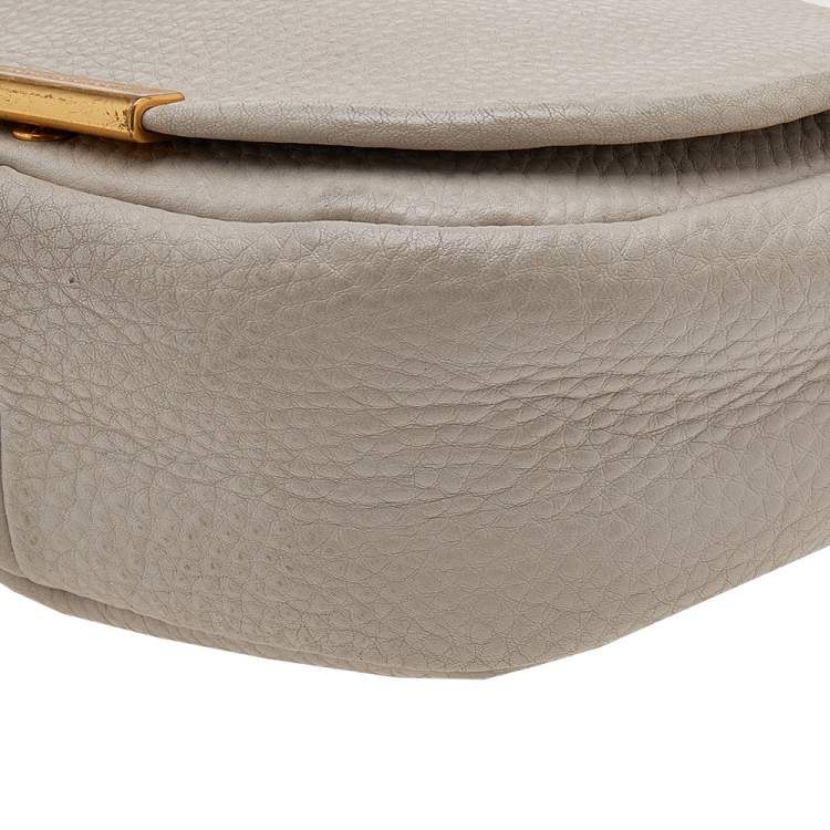 Pre Owned Marc by Marc Jacobs Beige Leather Shoulder Bag