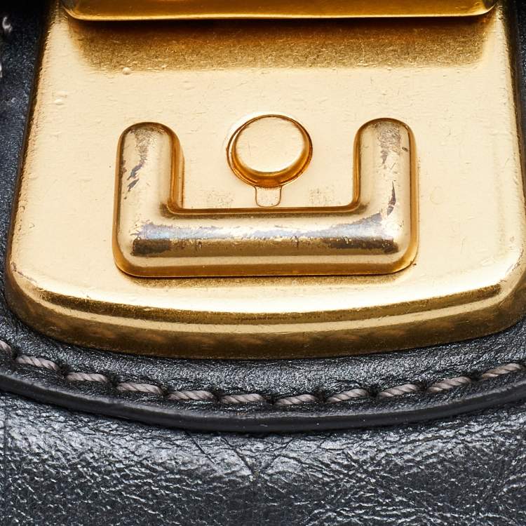 Pre Owned Marc by Marc Jacobs Grey Leather Hobo