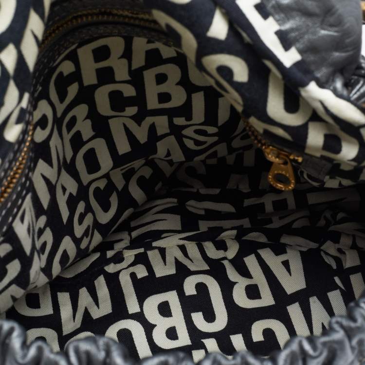 Pre Owned Marc by Marc Jacobs Grey Leather Hobo