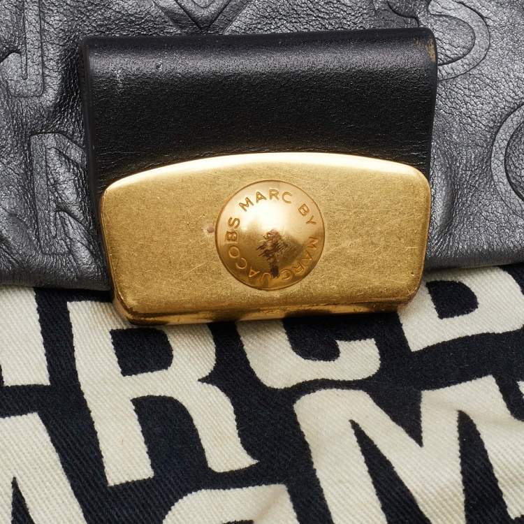 Pre Owned Marc by Marc Jacobs Grey Leather Hobo
