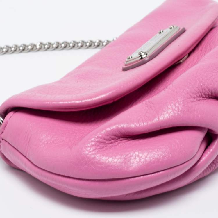 مملوكة مسبقًا Marc by Marc Jacobs Pink Leather Classic Q Karlie Crossbody Bag