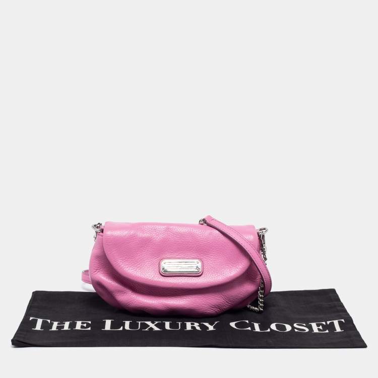 مملوكة مسبقًا Marc by Marc Jacobs Pink Leather Classic Q Karlie Crossbody Bag
