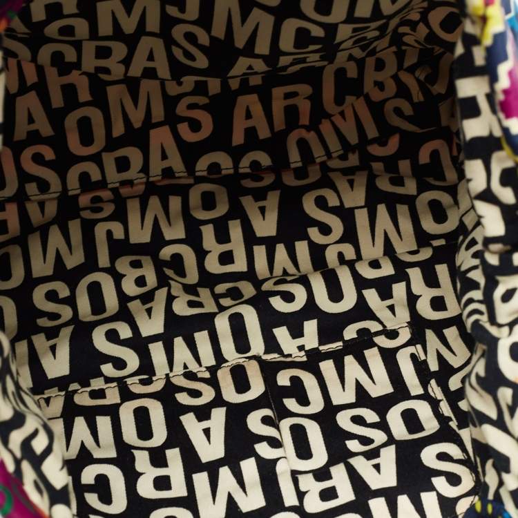 Pre Owned Marc by Marc Jacobs Multicolor Printed Nylon Medium Pretty Tate Tote 