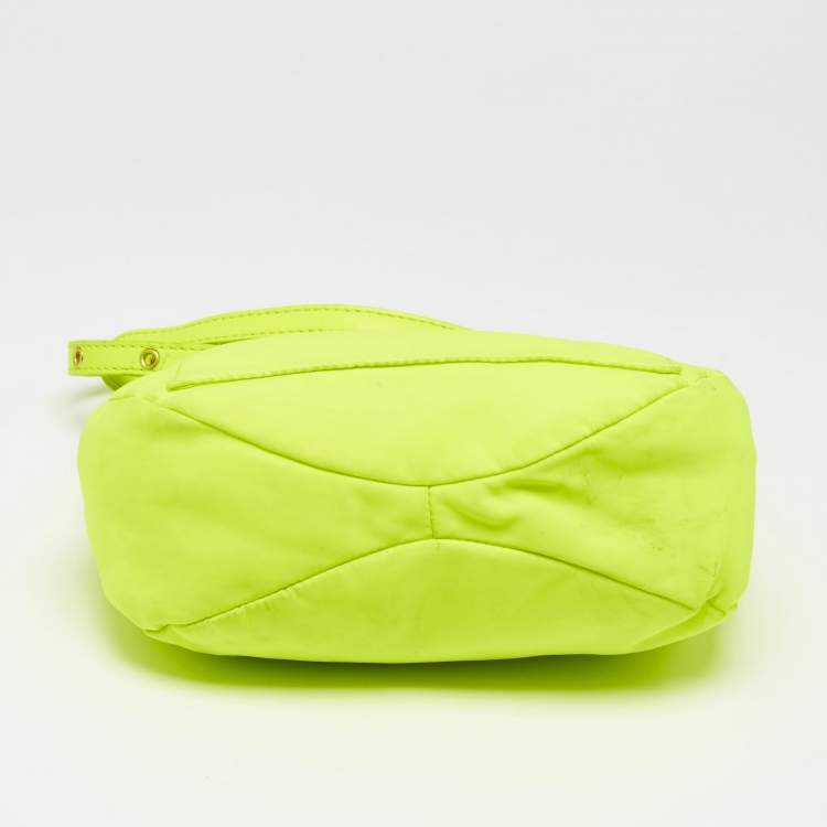 Pre Owned Marc by Marc Jacobs Neon Green Nylon Preppy Natasha Crossbody Bag