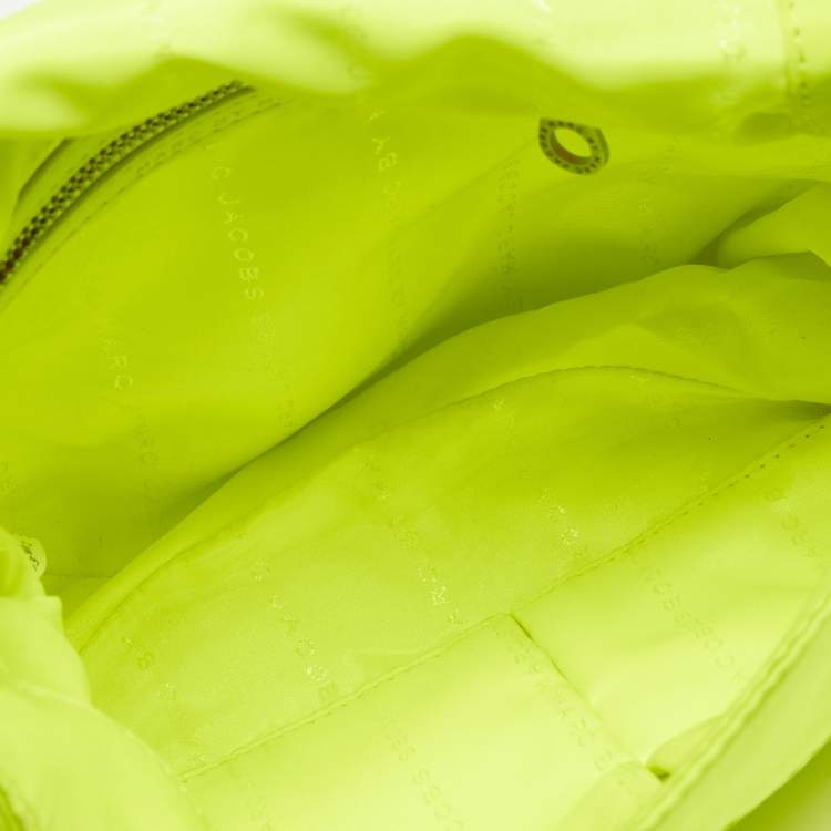 Pre Owned Marc by Marc Jacobs Neon Green Nylon Preppy Natasha Crossbody Bag