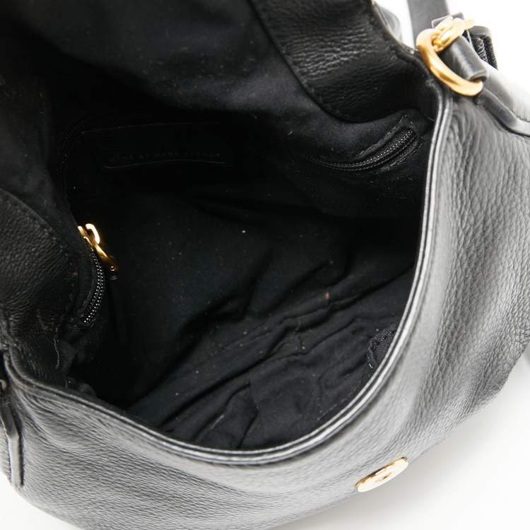 Pre Owned Marc by Marc Jacobs Black Leather Classic Q Natasha Crossbody Bag
