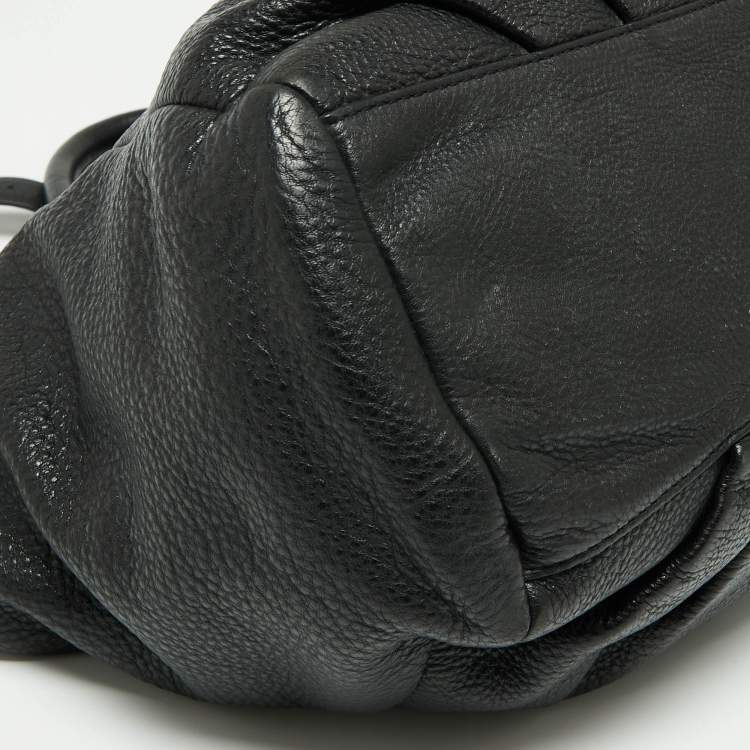 مملوكة مسبقًا Marc by Marc Jacobs Black Leather New Q Fran Shoulder Bag