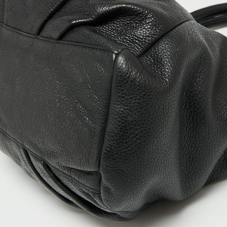 مملوكة مسبقًا Marc by Marc Jacobs Black Leather New Q Fran Shoulder Bag