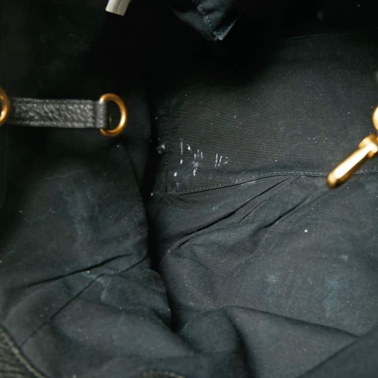 مملوكة مسبقًا Marc by Marc Jacobs Black Leather New Q Fran Shoulder Bag