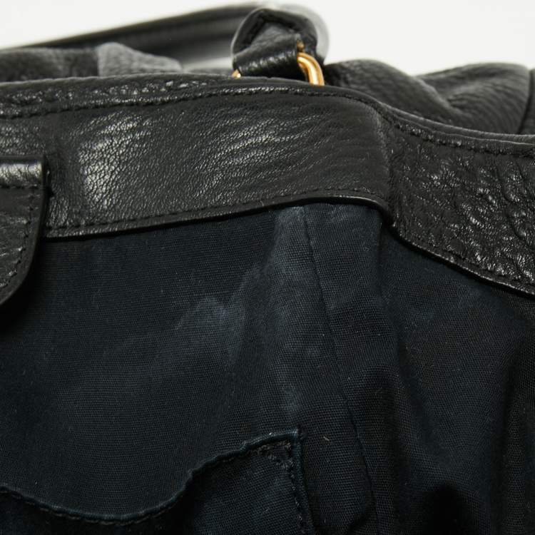 مملوكة مسبقًا Marc by Marc Jacobs Black Leather New Q Fran Shoulder Bag