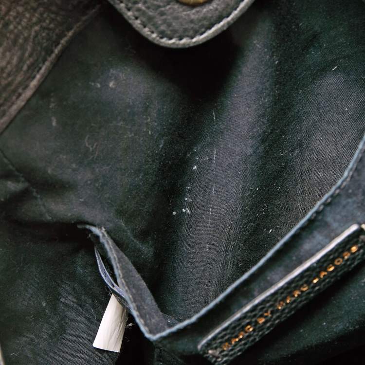 مملوكة مسبقًا Marc by Marc Jacobs Black Leather New Q Fran Shoulder Bag